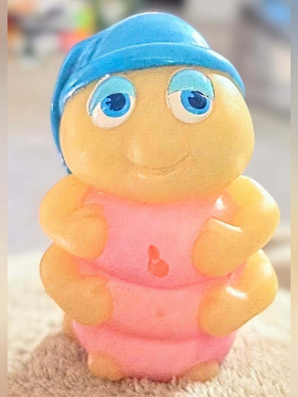 Glo Worm FRIENDS GLOW SNUGBUG 1986 Playskool FIGURE Finger Puppet